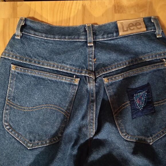 Vintage Lee Skyriders High Waist Taper Mom Jeans - Picture 4 of 10
